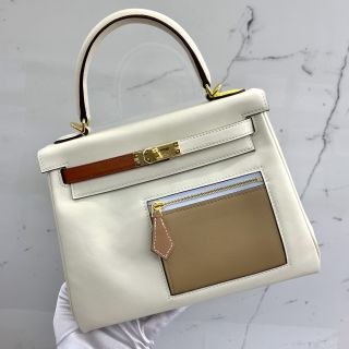 Hermes Kelly 25 Colourmatic, U Stamp