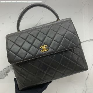 LAMBSKIN KELLY HANDBAG NO HOLO NO CARD