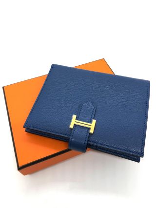 Hermes Bearn Compact Wallet, A Stamp