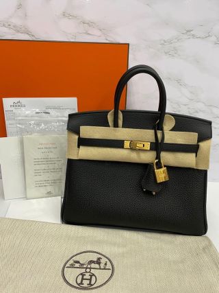 Hermes Bag Birkin 25 in Togo leather ,Y Stamp