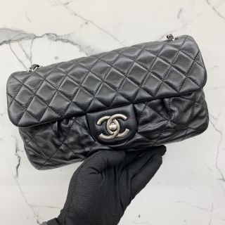 Chanel No.14 Black Quilted Flap Bag in Calfskin