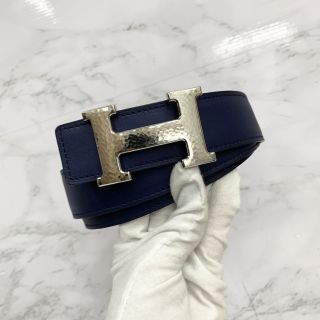 Hermes Accessory Other Reversible Blue H Belt