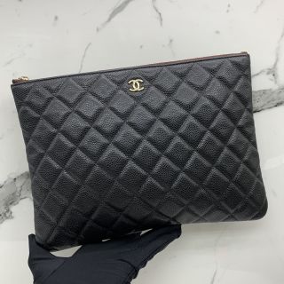 CAVIAR SKIN CLUTCH 27CM GHW NO 25 NO CARD