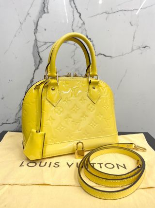 LOUIS VUITTON VERNIS ALMA BB 2WAY BAG