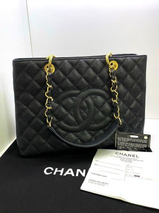 Chanel Caviarskin GST Chain Bag No.17