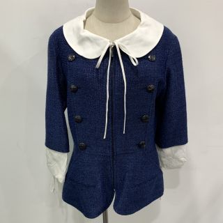 TWEED BLUE JACKET P47402W #40