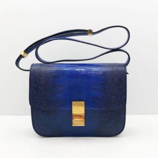 CELINE CLASSIC BOX LIZARD BAG