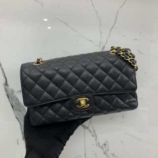 No.27 Classic Flap in CAVIAR SKIN 25CM