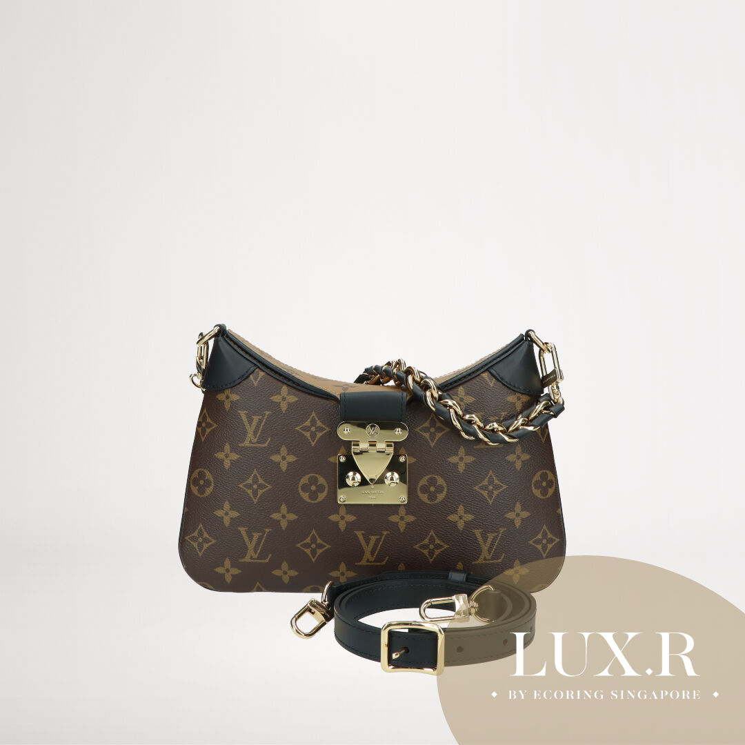 Louis Vuitton LV Twinny Monogram Reverse in Coated Canvas with