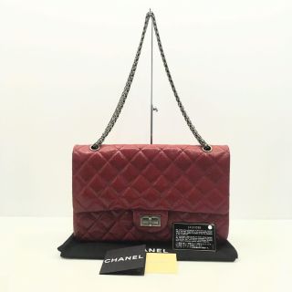 Chanel Jumbo Patent Red Bag