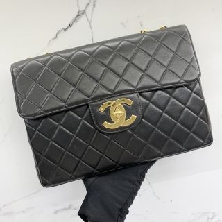 Chanel Bag Lambskin 30CM Matelassé Flap Chain Shoulder Bag