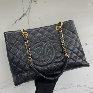 Chanel No. 15 GST Bag in Black Caviar Skin