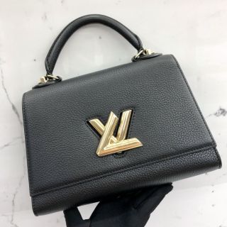 Louis Vuitton Taurillon Black Twist PM Bag