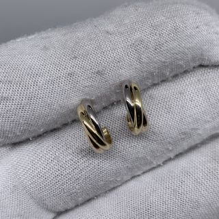 TRINITY EARRINGS 750 W/CERT