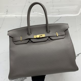 Hermes Bag Birkin in Clemence 35, O Stamp