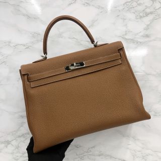 Hermes Bag Kelly 35 in Togo Leather, Q Square Stamp