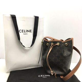 Celine Macadam Drawstring Bucket Bag