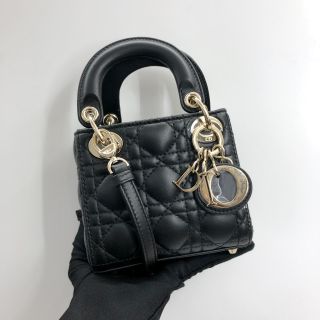 Micro Lady Dior in Lambskin