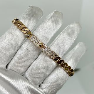 HERMES FINE JEWELRY BRACELET RG KELLY DIAMOND 27.67G 22V154475