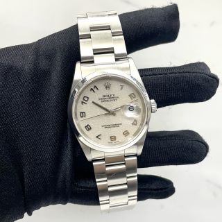 Rolex Watch Mens 16200 Computer Datejust 36