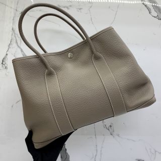 Hermes Bag Garden Party 36 in Etoupe , Q Stamp