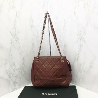 Chanel Bag Caviar Skin Vintage Chain Shoulder No.4