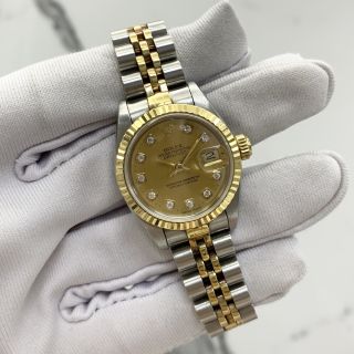 Rolex Watch Women 69173 Datejust with Diamond