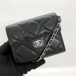 Chanel Bag Caviar Skin AP0238 Chain Wallet