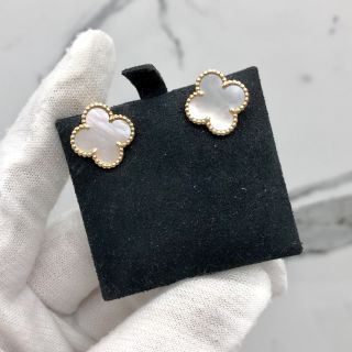 Van Cleef & Arpels Vintage Pearl Alhambra Earrings