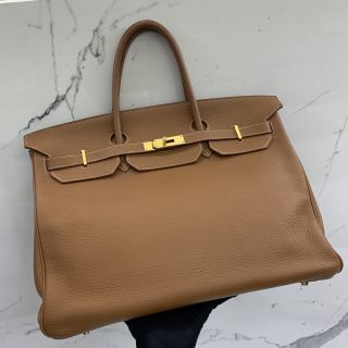 Hermes Birkin 40 Bag in Togo Leather, M Stamp