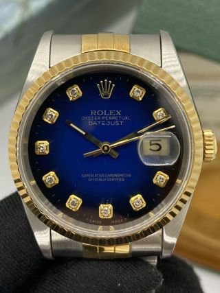 Rolex Datejust 1995, 35mm, Blue Gradation Dial