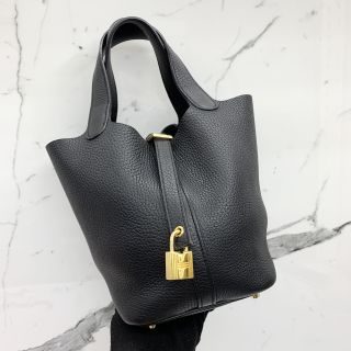 Hermes Bag Picotin 18 in Clemence Leather, A Stamp