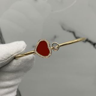 CHOPARD FINE JEWELRY BRACELET BRACELET HAPPY HEART DIAMOND 1PD REDSTONE RG750 11.64G