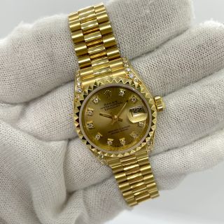 Rolex Watch Women 69188G Diamond Datejust