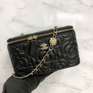 Chanel Bag Lambskin Mini Vanity Camelia