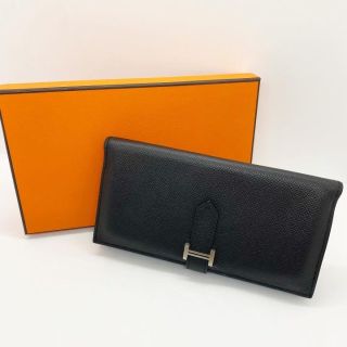 Hermes Bearn Soufflet Long Wallet, X Stamp