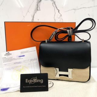 Hermes Bag Other Constance 18 Noir D Stamp