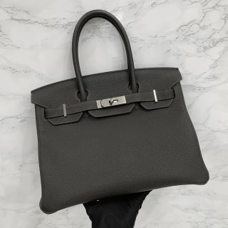 Hermes Birkin 30 Bag in Togo Leather, T Stamp