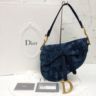 Dior Denim KaleiDiorscopic Saddle Bag