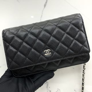 CAVIAR SKIN WALLET ON CHAIN NO.30 W/CARD SHW