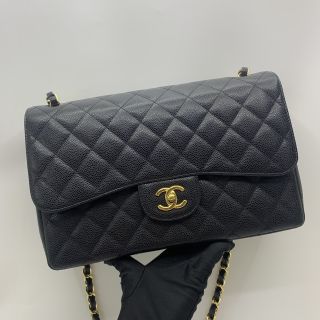 CAVIAR SKIN 30CM JUMBO BLACK GHW NO.20