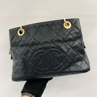 Chanel No.15 Matelassé Shopping Tote in Caviar Skin