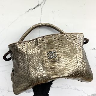 Chanel No.14 Python One Shoulder Bag