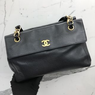 Chanel Bag Caviar Skin No.8 Chain Tote WCard