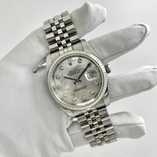 116234G WHITE DIAL DIAMOND JUBILEE