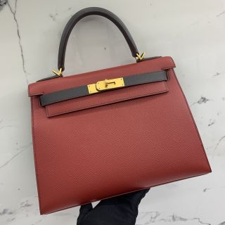 Hermes Bicolour Kelly 28 Bag in Epsom Leather