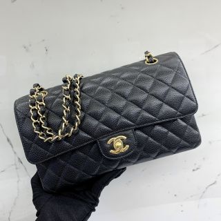 Chanel No.18 Classic 25 Flap Bag in Caviar Skin