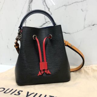 Louis Vuitton Epi NeoNoe BB Bag, Noir Safran Epi Leather