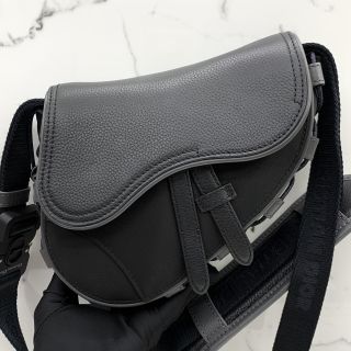 SACAI NYLON MINI SADDLE BELT BAG 2WAY