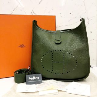 Hermes Bag Evelyn III GM in Canopee Clemence, P Square Stamp